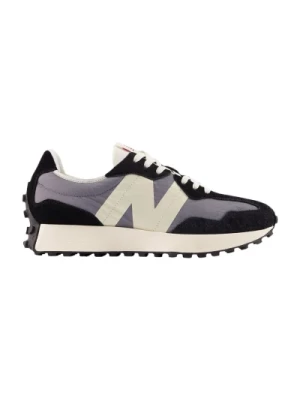 Stylowe Nero/Cream Sneakers New Balance