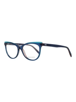 Stylowe Niebieskie Okulary Optyczne Damskie Emilio Pucci