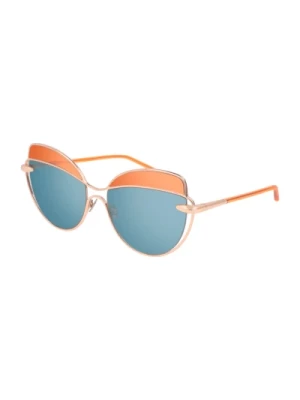Stylowe Niebieskie Okulary Przeciwsłoneczne Pomellato