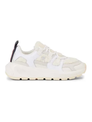 Stylowe Off White Sneakers Tommy Hilfiger