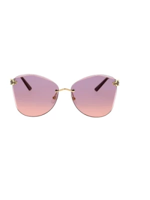 Stylowe okulary przeciwsłoneczne dla kobiet Cartier