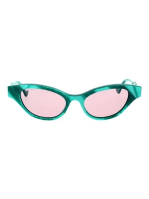 Stylowe okulary przeciwsłoneczne Gucci w kształcie kocich oczu Gucci