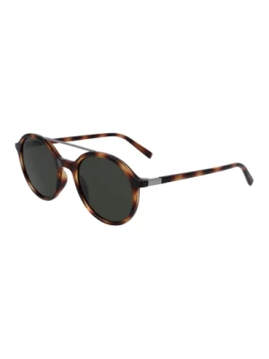 Stylowe okulary przeciwsłoneczne w brązowym Havanie Liu Jo