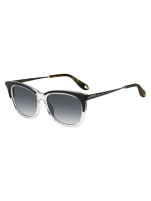 Stylowe okulary przeciwsłoneczne z ciemnoszarymi soczewkami Givenchy