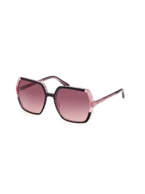 Stylowe okulary przeciwsłoneczne z gradientową soczewką Guess