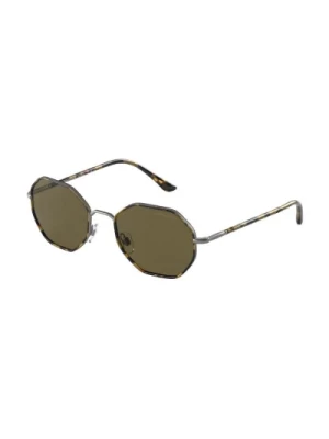 Stylowe Szare Okulary Przeciwsłoneczne dla Mężczyzn Giorgio Armani