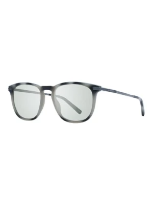 Stylowe Szare Okulary przeciwsłoneczne Tr90 z Zielonymi Szkłami Ted Baker