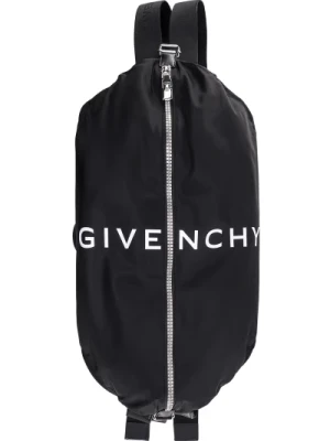 Stylowy i Funkcjonalny Plecak z Logo z Nylonu Givenchy