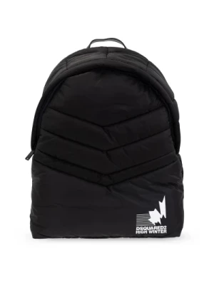 Stylowy Plecak z Logo Dsquared2