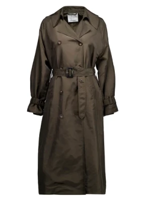 Stylowy Zielony Trenchcoat dla Kobiet Co'Couture