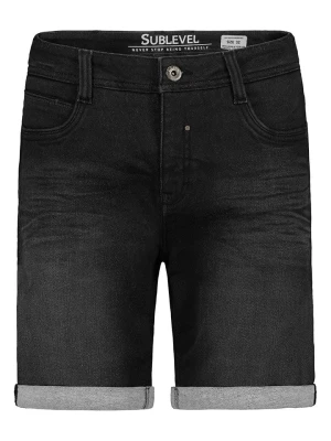 Sublevel Bermudy dżinsowe w kolorze antracytowym rozmiar: W32