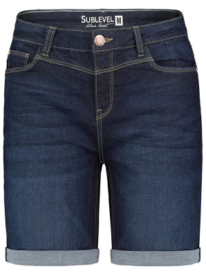 Sublevel Bermudy dżinsowe w kolorze granatowym rozmiar: XS