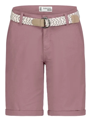 Sublevel Bermudy w kolorze szaroróżowym rozmiar: S