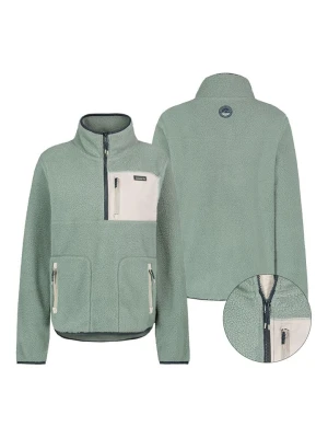 Sublevel Bluza polarowa w kolorze zielono-beżowym rozmiar: XXL