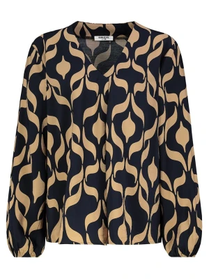 Sublevel Bluzka w kolorze beżowo-czarnym rozmiar: S