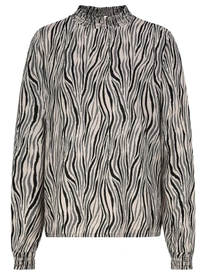 Sublevel Bluzka w kolorze biało-czarnym rozmiar: L