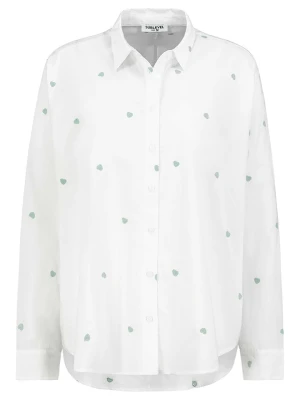 Sublevel Bluzka w kolorze biało-miętowym rozmiar: L