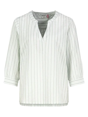 Sublevel Bluzka w kolorze biało-zielonym rozmiar: XL