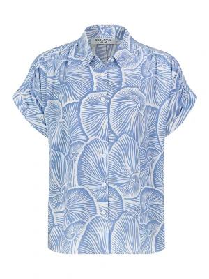 Sublevel Bluzka w kolorze błękitno-białym rozmiar: XXL