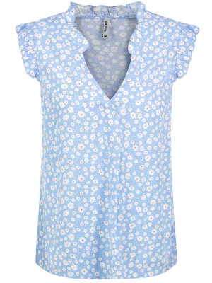 Sublevel Bluzka w kolorze błękitno-białym rozmiar: M