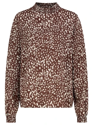 Sublevel Bluzka w kolorze brązowo-białym rozmiar: S