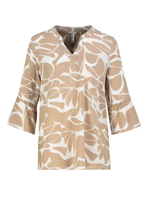 Sublevel Bluzka w kolorze jasnobrązowo-białym rozmiar: XL