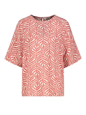 Sublevel Bluzka w kolorze koralowo-białym rozmiar: M