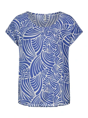 Sublevel Bluzka w kolorze niebiesko-białym rozmiar: S