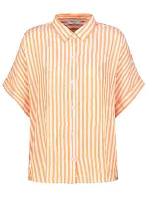 Sublevel Bluzka w kolorze pomarańczowo-białym rozmiar: L