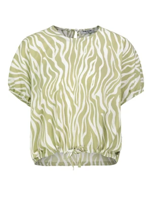 Sublevel Bluzka w kolorze zielono-białym rozmiar: M