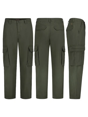 Sublevel Bojówki w kolorze ciemnozielonym rozmiar: W32