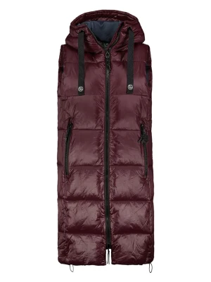 Sublevel Kamizelka pikowana w kolorze bordowym rozmiar: S