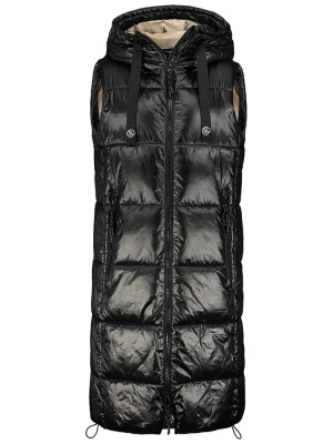 Sublevel Kamizelka pikowana w kolorze czarnym rozmiar: L