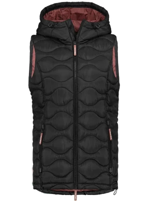 Sublevel Kamizelka pikowana w kolorze czarnym rozmiar: XXL