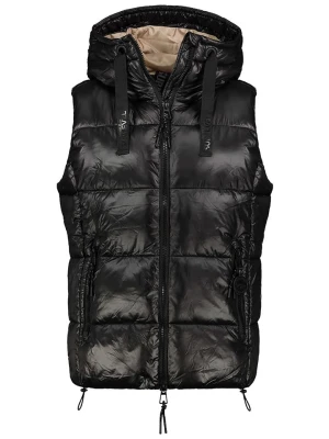 Sublevel Kamizelka pikowana w kolorze czarnym rozmiar: M