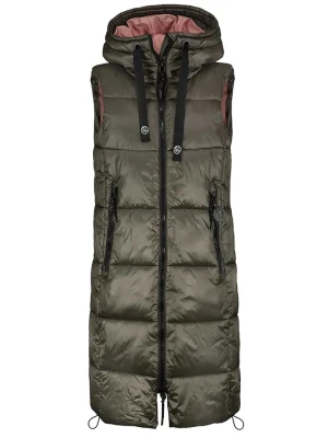 Sublevel Kamizelka pikowana w kolorze khaki rozmiar: XL