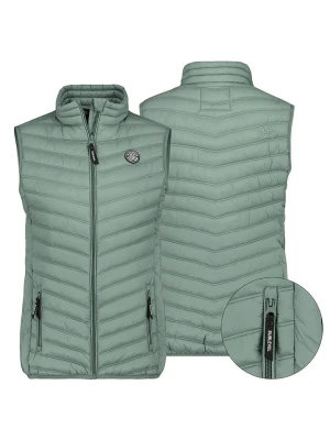 Sublevel Kamizelka pikowana w kolorze zielonym rozmiar: L