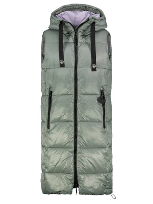 Sublevel Kamizelka pikowana w kolorze zielonym rozmiar: XXL