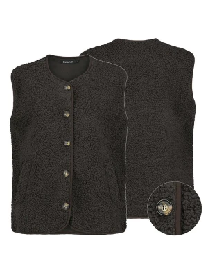 Sublevel Kamizelka pluszowa w kolorze czarnym rozmiar: S/M