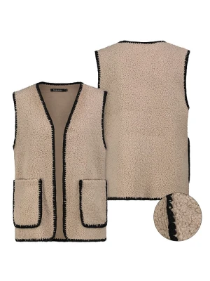 Sublevel Kamizelka pluszowa w kolorze szarobrązowym rozmiar: S/M