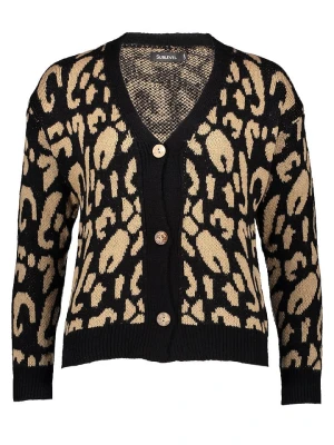 Sublevel Kardigan w kolorze beżowo-czarnym rozmiar: L/XL