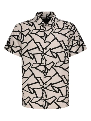 Sublevel Koszula w kolorze beżowo-czarnym rozmiar: M