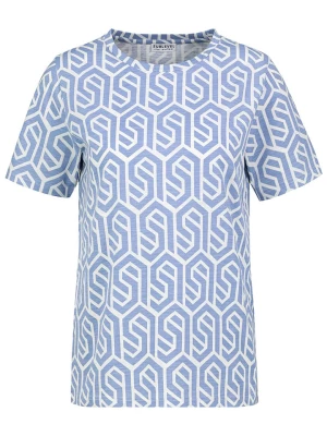 Sublevel Koszulka w kolorze błękitno-białym rozmiar: M