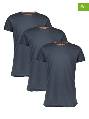 Sublevel Koszulki (3 szt.) w kolorze granatowym rozmiar: M