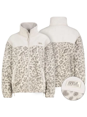 Sublevel Kurtka polarowa w kolorze kremowo-szarym rozmiar: M