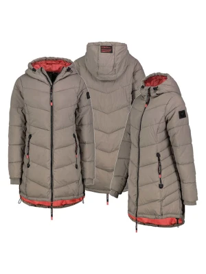 Sublevel Płaszcz pikowany w kolorze szarobrązowym rozmiar: XXL