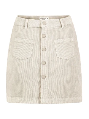 Sublevel Spódnica sztruksowa w kolorze kremowym rozmiar: L