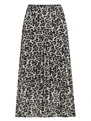 Sublevel Spódnica w kolorze jasnoszaro-czarnym rozmiar: M / L