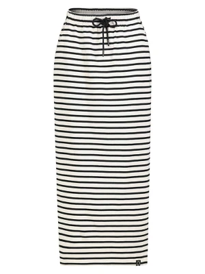 Sublevel Spódnica w kolorze kremowo-czarnym rozmiar: XS