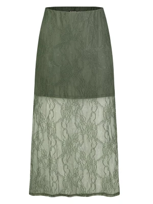 Sublevel Spódnica w kolorze oliwkowym rozmiar: M / L